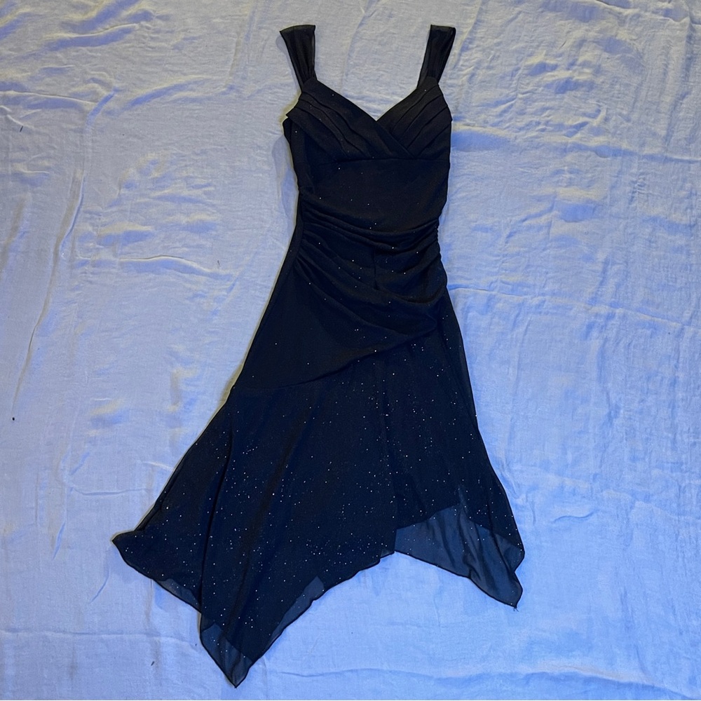Trixxi Clothing Company Gray Sparkly Dress Party, Fancy Medium